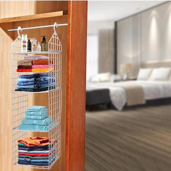 5 Layer Folding Clothes Storage Racks Dormitory Closet... - Image 6