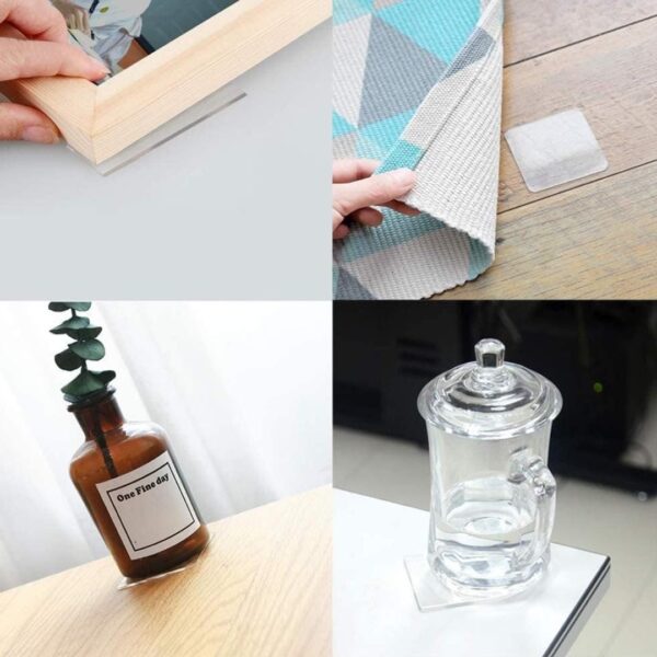 Double Sided Tape Heavy Sticker Strong Waterproof Wall Indoor Outdoor Squares... - Image 3