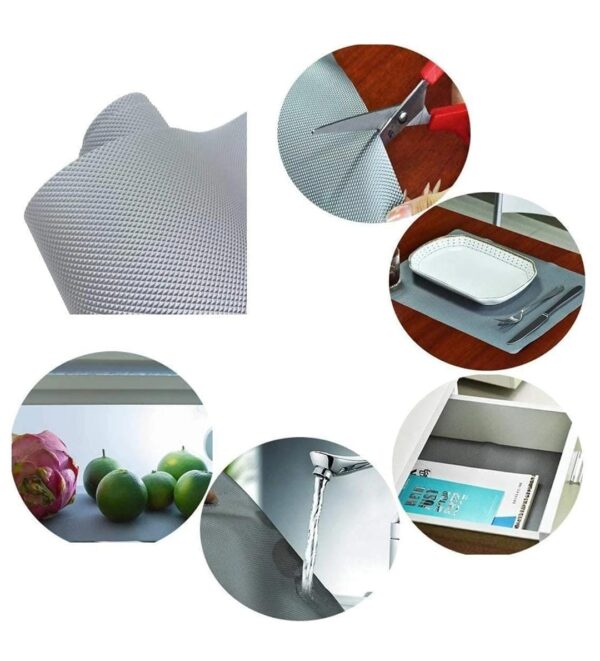 Anti-Slip Bathroom Kitchen Cabinet Drawer Shelf Mat Liner Sheets Roll... - Image 4