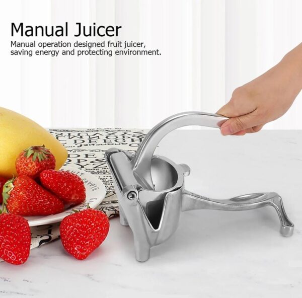 MANUAL ALUMINIUM METAL FRUIT PRESS JUICER - Image 4