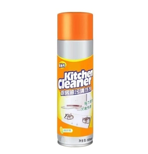 Kitchen Cleaning Spray, Bubble Foam Cleaner Kitchen Cleaner Spray Oil & Grease Stain Remover... - Image 2