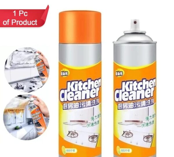 Kitchen Cleaning Spray, Bubble Foam Cleaner Kitchen Cleaner Spray Oil & Grease Stain Remover...