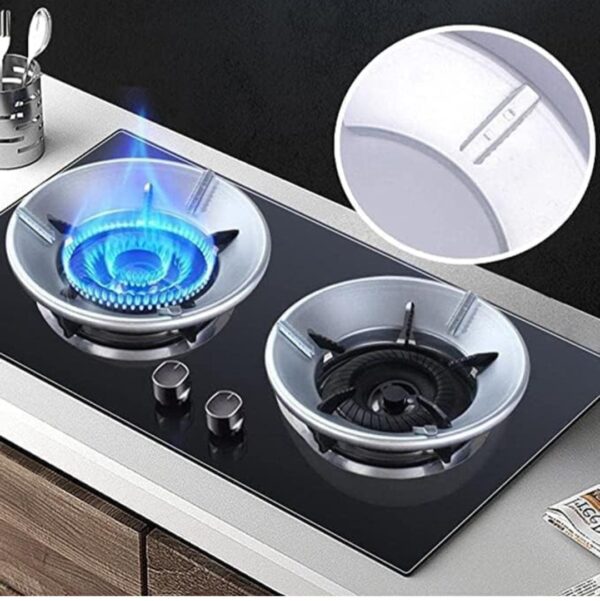 02 Piece Home Gas Stove Fire & Windproof Energy Saving Stand( Pack of 02) - Image 3