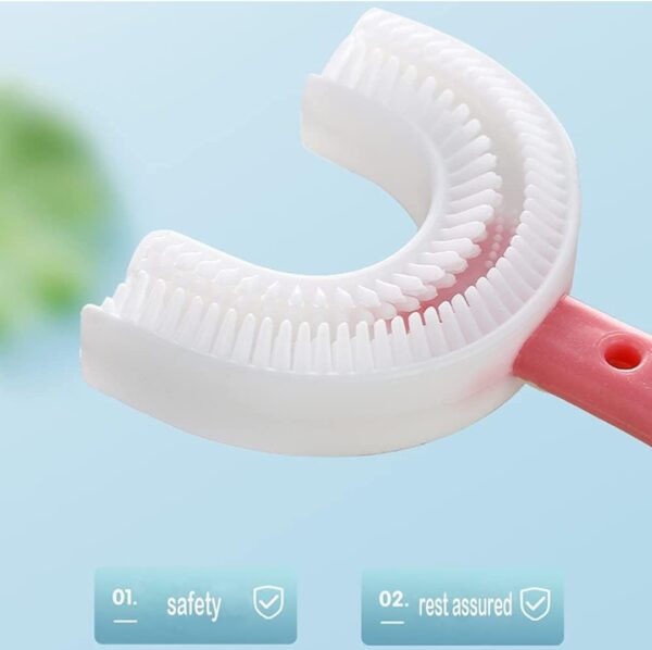 U Shaped Toothbrush For Kids ( Set of 02) - Image 2