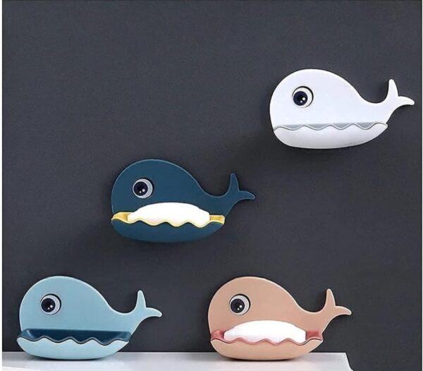 Fish Shape Double Layer Soap Dish(Pack of 02)... - Image 4