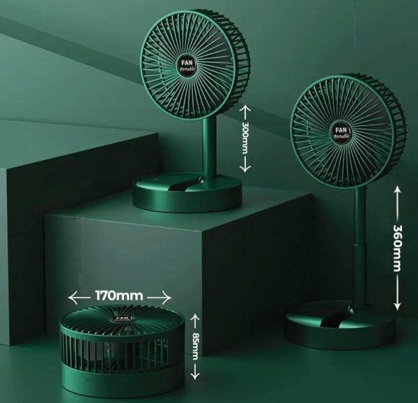 Telescopic Electric Desktop Fan - Image 8