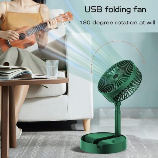 Telescopic Electric Desktop Fan - Image 7