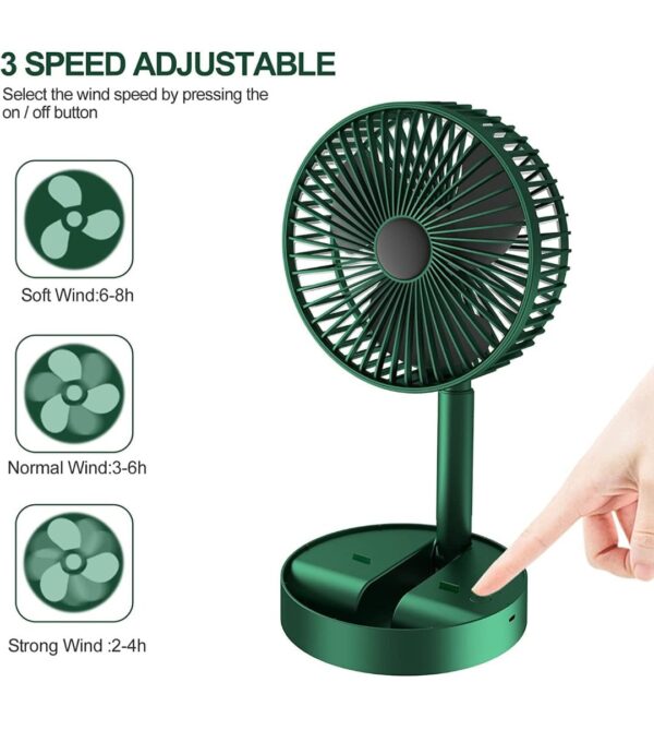 Telescopic Electric Desktop Fan - Image 4