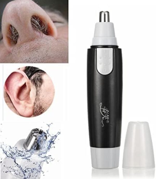 SHARP NEW EAR AND NOSE HAIR TRIMMER PROFESSIONAL HEAVY DUTY STEEL NOSE CLIPPER BATTERY-OPERATED. - Image 5