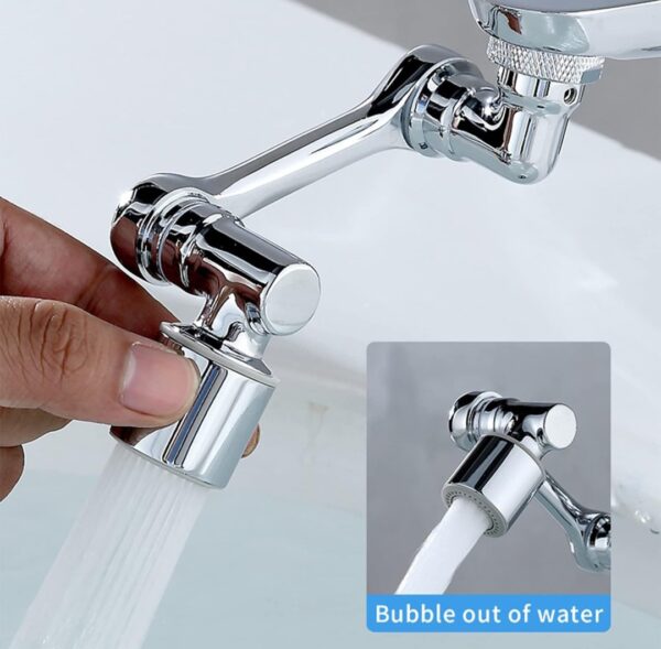 SPLASH FAUCET FILTER FAUCET, 1080 ROTATING FAUCET SPRAYER HEAD DOUBLE O-RING DESIGN, MOVABLE TAP WATER SAVING, SINK AERATOR EXTENDER FOR BATHROOM KITCHEN