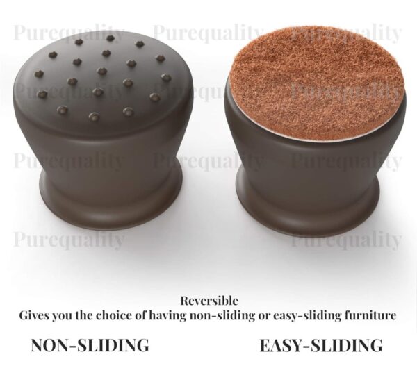 FURNITURE FEET PADS, CHAIR LEG CAPS GOOD FLEXIBILITY NOT EASY TO FALL SILICONE PAD ( 4PCS PAD ) - Image 3