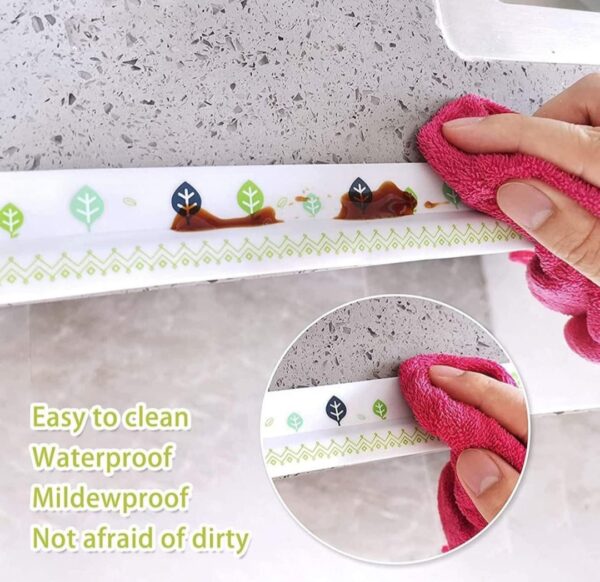 KITCHEN SINK PLATFORM STICKER BATHROOM CORNER TAPE (2METER SIZE) - Image 8