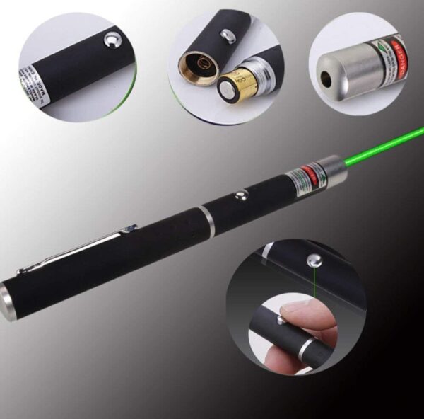 GREEN MULTIPURPOSE LASER LIGHT DISCO POINTER PEN BEAM WITH ADJUSTABLE ANTENA CAP TO CHANGE PROJECT DESIGN - Image 8