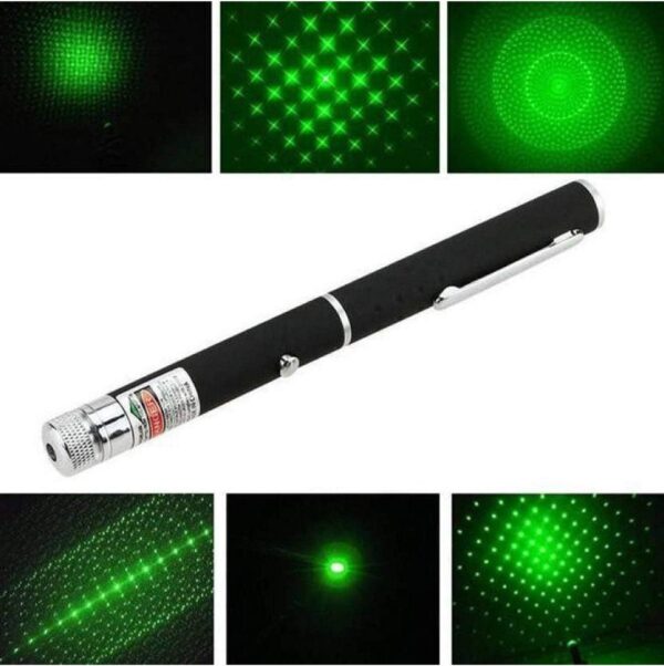 GREEN MULTIPURPOSE LASER LIGHT DISCO POINTER PEN BEAM WITH ADJUSTABLE ANTENA CAP TO CHANGE PROJECT DESIGN