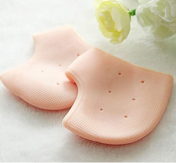 ANTI CRACK SILICON GEL HEEL MOISTURIZING SOCKS FOR FOOT CARE MEN WOMEN (LOOSE PACK) - Image 6