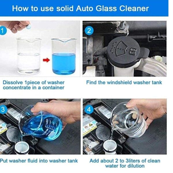 CAR WIPER DETERGENT EFFERVESCENT TABLETS WASHER(5 Tablet) - Image 3