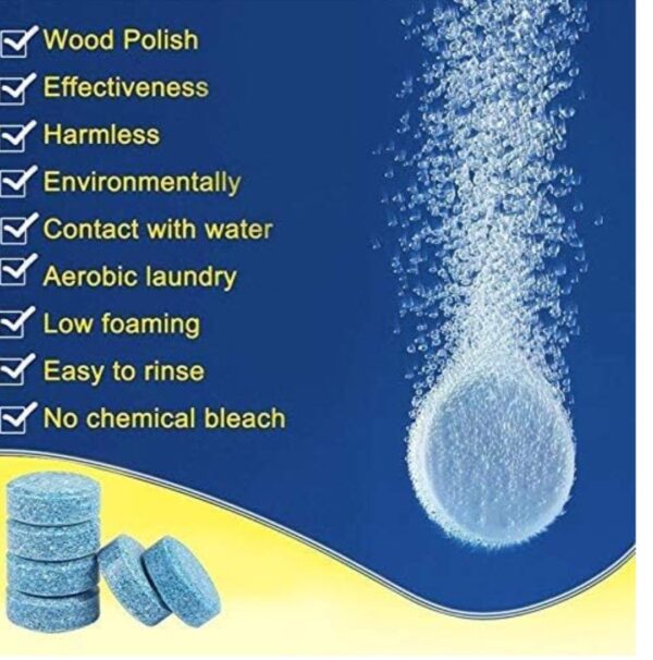 CAR WIPER DETERGENT EFFERVESCENT TABLETS WASHER(5 Tablet) - Image 2