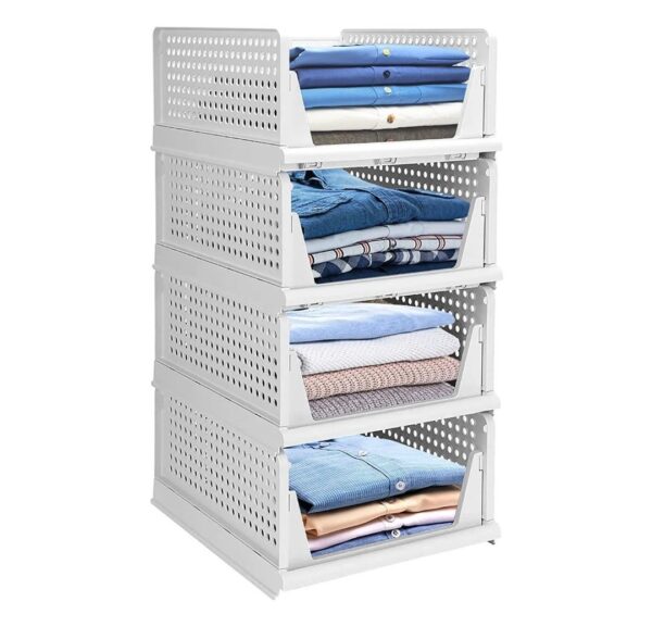 CLOTHES ORGANIZER 4 LAYER DRAWER FOR WARDROBE CUPBOARD ORGANIZER.... - Image 6