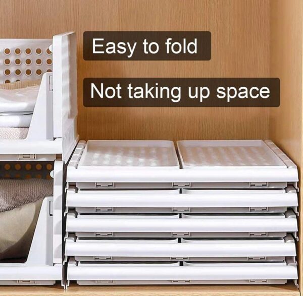 CLOTHES ORGANIZER 4 LAYER DRAWER FOR WARDROBE CUPBOARD ORGANIZER.... - Image 4