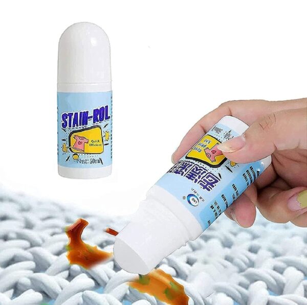 CLOTHES STAIN REMOVER BEAD DESIGN EMERGENCY STAIN RESCUE ROLLER-BALL CLEANER...