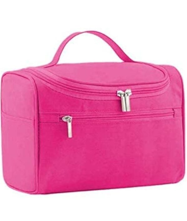 Cosmetic Makeup Organizer Toiletry Bag for Women & Men (Pink)...