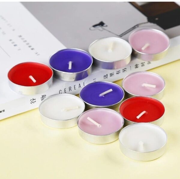 DECORATIVE COLOR CANDLE LIGHT CANDLE PERFECT (10 PC SET)... - Image 2