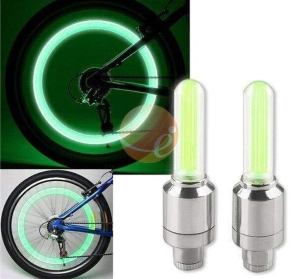 LED FLASH LIGHT LAMP TYRE WHEEL VALVE SEALING CAPS - Image 5