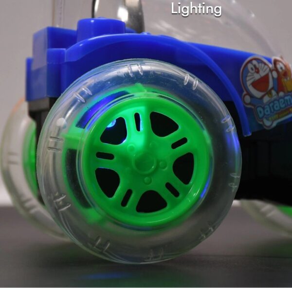 RECHARGEABLE 360 DEGREE STUNT ROLLING REMOTE CONTROL CAR WITH COLOURFUL 3D LIGHTS AND MUSIC FOR KIDS - Image 2