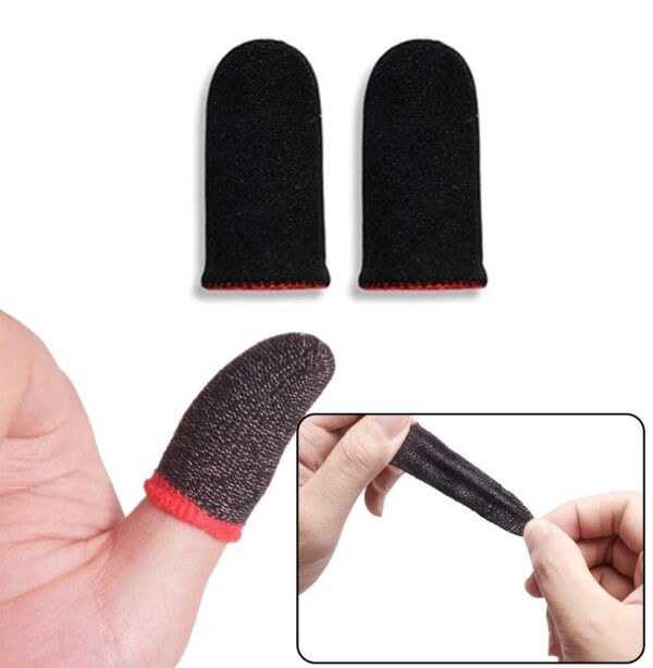 THUMB & FINGER SLEEVE FOR MOBILE GAME, PUBG,COD,FREEFIRE (1PAIR ONLY)... - Image 3