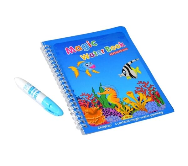 MAGIC WATER QUICK DRY BOOK WATER COLORING BOOK DOODLE WITH MAGIC PEN PAINTING BOARD... - Image 5