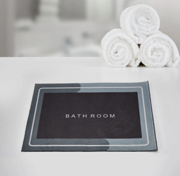 Square Bathroom Mat Water Absorbent Mats, Bathroom Mat, Anti-slip Mat.. - Image 2