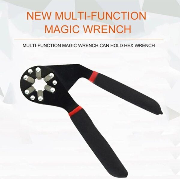 MULTI-FUNCTION HEXAGON UNIVERSAL WRENCH ADJUSTABLE BIONIC PLIER SPANNER... - Image 4