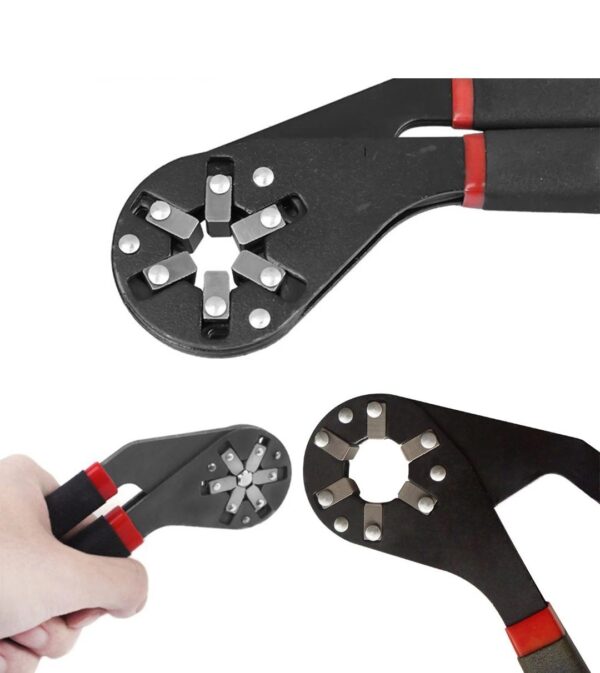 MULTI-FUNCTION HEXAGON UNIVERSAL WRENCH ADJUSTABLE BIONIC PLIER SPANNER... - Image 3