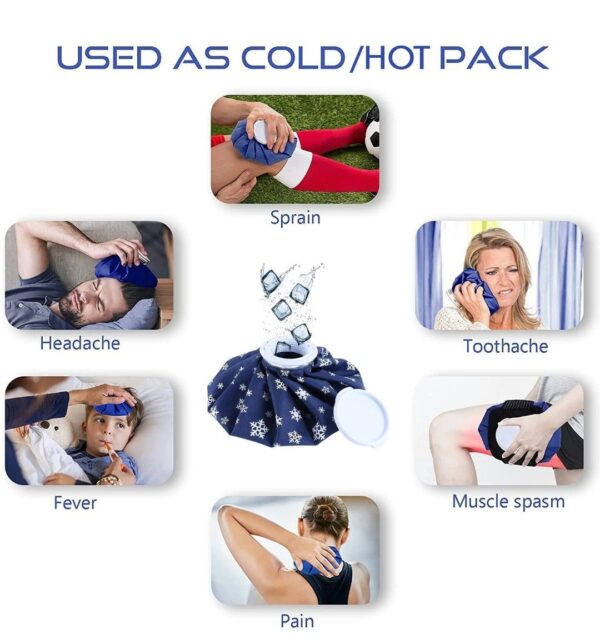 PAIN RELIEVER ICE BAG USED TO OVERCOME JOINTS PAIN IN BODY.