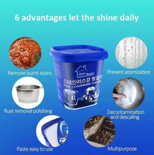 OVEN AND COOKWARE CLEANER | OVEN AND COOKWARE CLEANER POWDER | STAINLESS STEEL CLEANING POWDER... - Image 4