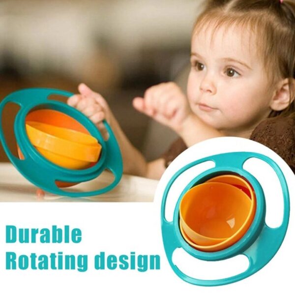 ROTATING BABY BOWL USED FOR SERVING FOOD TO KIDS AND TODDLERS ETC. - Image 2