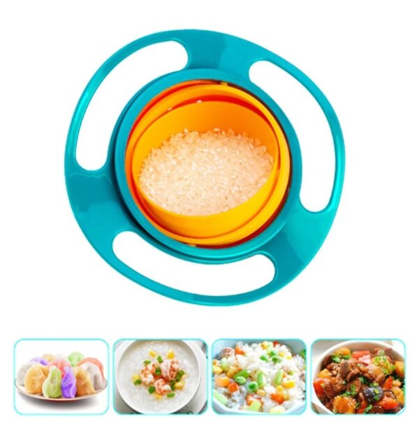 ROTATING BABY BOWL USED FOR SERVING FOOD TO KIDS AND TODDLERS ETC. - Image 3