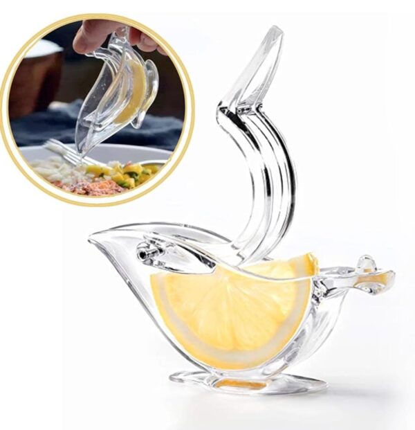 Manual Lemon Slice Squeezer, Portable Transparent Fruit Juicer... - Image 5