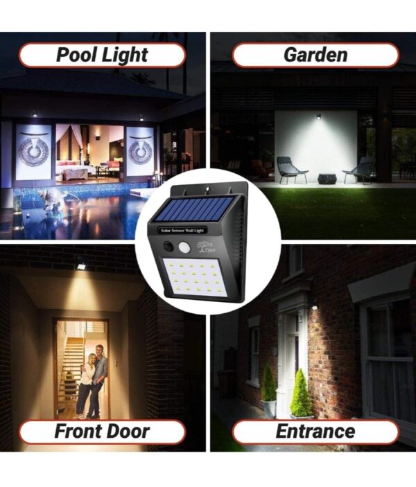 Solar Light Outdoor 20 LED Solar Motion Sensor Lights... - Image 2