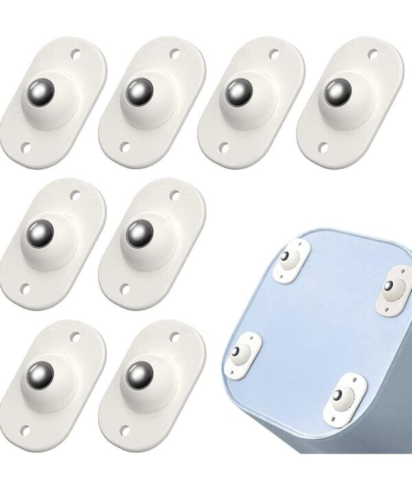 4Pcs Self Adhesive Mini Swivel Casters Wheels... - Image 6