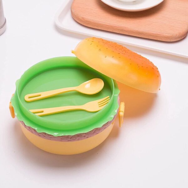 Burger Shape Lunch Box -Leak Proof Lunch Box.... - Image 2