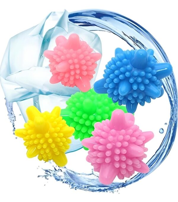 Pack Of 12 Washing Machine Ball Washing Ball Reusable  Laundry Scrubbing Balls,Solid Colorful.... - Image 2